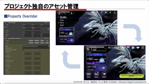 画像ギャラリー No.011のサムネイル画像 / 「遊戯王 マスターデュエル」のマルチプラットフォーム開発における数々の工夫。多言語×1万種以上のカードを実装するために