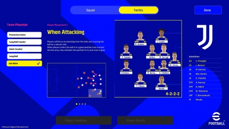画像ギャラリー No.018のサムネイル画像 / KONAMIの新作サッカーゲーム「eFootball」のゲームプレイトレイラーが公開に。より現実的な“駆け引き”が楽しめる操作性やシステムの進化点などを紹介