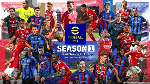 画像ギャラリー No.001のサムネイル画像 / 「eFootball 2023」4つのClub Pack&Premium Ambassador Packが登場