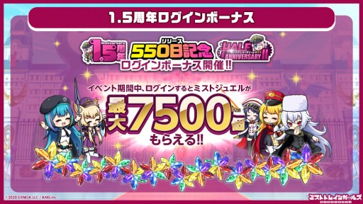 画像ギャラリー No.004のサムネイル画像 / 「ミストトレインガールズ」で1.5周年記念イベント開催。ログインボーナスで“SSヤクーツク”プレゼントなど