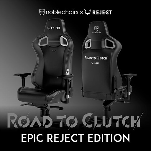 画像ギャラリー No.001のサムネイル画像 / noblechairs,プロチーム「REJECT」コラボモデルのゲーマー向けチェアを発売