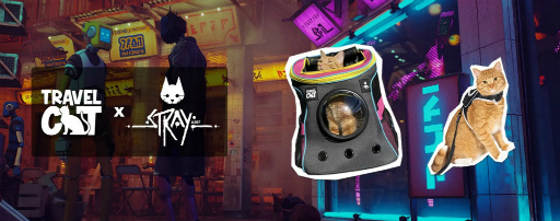 画像ギャラリー No.001のサムネイル画像 / 「Stray」のリアル猫用品が登場。透明窓付きバックパック&安全ばっちりレプリカハーネスが予約受付中