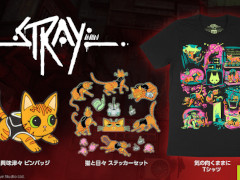 「Stray」のTシャツ，ピンバッジ，ステッカーセットが新発売。生活を彩ってくれるキュートな猫のアイテムが勢ぞろい