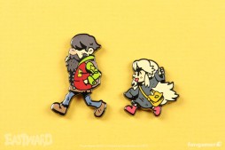 画像ギャラリー No.014のサムネイル画像 / 「Eastward」のTシャツとぬいぐるみ,ピンバッジセットが販売開始
