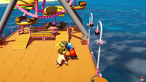 画像ギャラリー No.002のサムネイル画像 / 「ギャングビースト」のSwitch版が2022年初頭に配信。ふにゃふにゃのキャラクター同士で戦うアクションゲーム