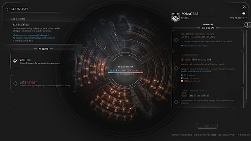 画像ギャラリー No.022のサムネイル画像 / ［プレイレポ］「Frostpunk 2」ベータ版インプレッション。対立する派閥を取りまとめ，凍土の都市を存続させるサバイバルシム