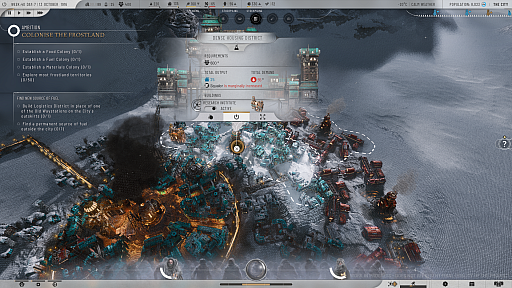 画像ギャラリー No.026のサムネイル画像 / ［プレイレポ］「Frostpunk 2」ベータ版インプレッション。対立する派閥を取りまとめ，凍土の都市を存続させるサバイバルシム