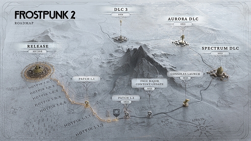 画像ギャラリー No.003のサムネイル画像 / 「Frostpunk 2」，最新パッチを公開。無料大型アップデートやコンシューマ機版とDLCのリリースなど，今後のロードマップも公開