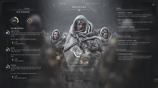 画像ギャラリー No.003のサムネイル画像 / サバイバルシム「Frostpunk 2」，最新DLC「分断のユートピア」を配信開始。8つの派閥それぞれのアイデンティティを強化