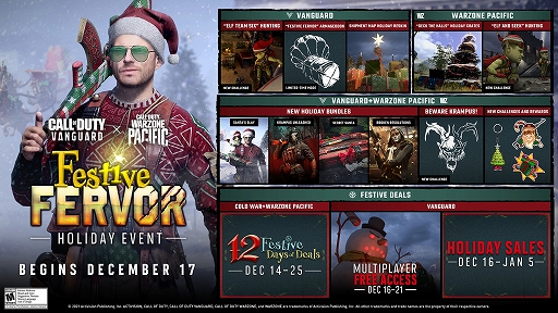 画像ギャラリー No.001のサムネイル画像 / 「Call of Duty」シリーズ,ホリデーシーズンを祝う期間限定イベント“祝祭の熱気”を開催