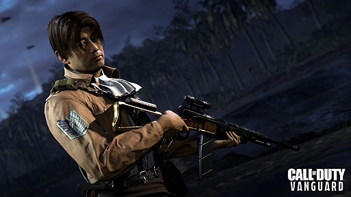画像ギャラリー No.002のサムネイル画像 / 「CoD」で“進撃の巨人”コラボが1月21日に開始へ。ヴァンガードとWarzone Pacificに調査兵団スキンなどをまとめたリヴァイバンドルが登場