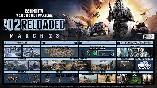 画像ギャラリー No.002のサムネイル画像 / 「コール オブ デューティ ヴァンガード」「Warzone Pacific」の“シーズン2リローデッド”アップデート実施