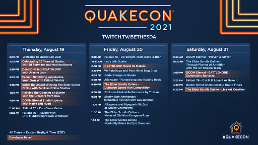 画像ギャラリー No.001のサムネイル画像 / Bethesda Softworksが「QuakeCon 2021」を本日から8月22日まで開催。「Quake」のメジャーアップデートも実施