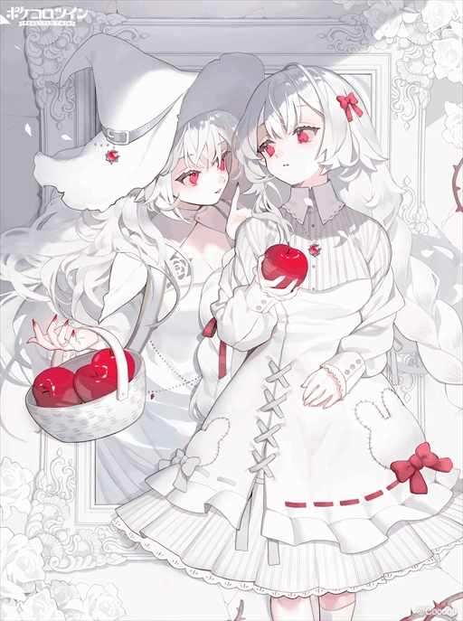 画像ギャラリー No.009のサムネイル画像 / 「ポケコロツイン」，夏炉さんによるイラストをアイテム化。オリジナルアクリルキーホルダーが当たるTwitterキャンペーンの開催も