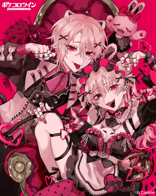 画像ギャラリー No.008のサムネイル画像 / 「ポケコロツイン」イラストレーターのくろうめさん書き下ろしのイラストをアイテム化