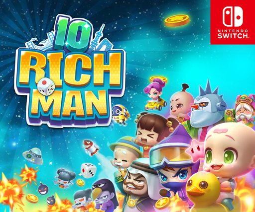 画像ギャラリー No.001のサムネイル画像 / Switch用ソフト「リッチマン10」がリリース。2週間限定で15%オフに