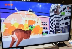 画像ギャラリー No.015のサムネイル画像 / ［TGS 2021］「ごく普通の鹿のゲーム DEEEER Simulator」のSwitch版をプレイ。鹿になってスローライフと“街破壊”の両方を体験してきた