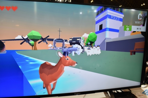 画像ギャラリー No.020のサムネイル画像 / ［TGS 2021］「ごく普通の鹿のゲーム DEEEER Simulator」のSwitch版をプレイ。鹿になってスローライフと“街破壊”の両方を体験してきた