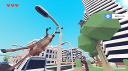 画像ギャラリー No.028のサムネイル画像 / ［TGS 2021］「ごく普通の鹿のゲーム DEEEER Simulator」のSwitch版をプレイ。鹿になってスローライフと“街破壊”の両方を体験してきた