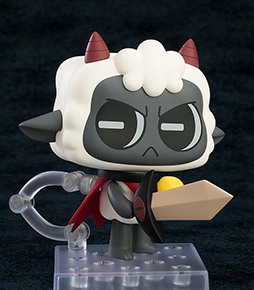 画像ギャラリー No.003のサムネイル画像 / 「Cult of the Lamb」子羊のねんどろいどが店頭に登場。オプションパーツとして「ほうき」「うんち」などを付属