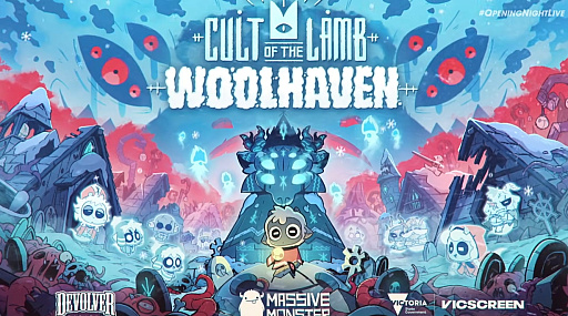 画像ギャラリー No.001のサムネイル画像 / 「Cult of the Lamb」のDLC「Woolhaven」，2026年早期にリリース。舞台となるのは過酷な雪山