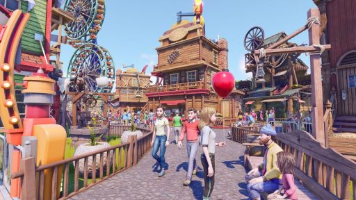 画像ギャラリー No.001のサムネイル画像 / 「Park Beyond」の最新トレイラー公開。遊園地の偵察をするライバルキャラの自称天才起業家をコミカルに紹介