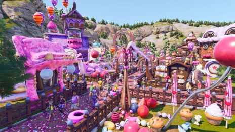 画像ギャラリー No.002のサムネイル画像 / 「Park Beyond」の最新トレイラー公開。遊園地の偵察をするライバルキャラの自称天才起業家をコミカルに紹介