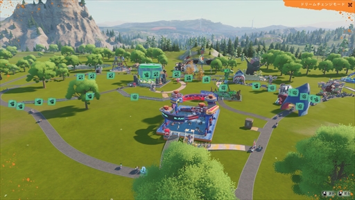 画像ギャラリー No.016のサムネイル画像 / ［プレイレポ］テーマパーク運営ゲーム「Park Beyond」では，物理法則を無視したアトラクションも実現可能に。パックマンとのコラボも