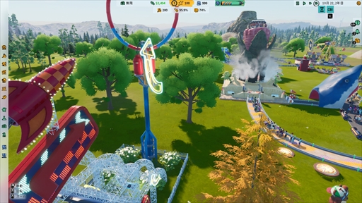 画像ギャラリー No.030のサムネイル画像 / ［プレイレポ］テーマパーク運営ゲーム「Park Beyond」では，物理法則を無視したアトラクションも実現可能に。パックマンとのコラボも