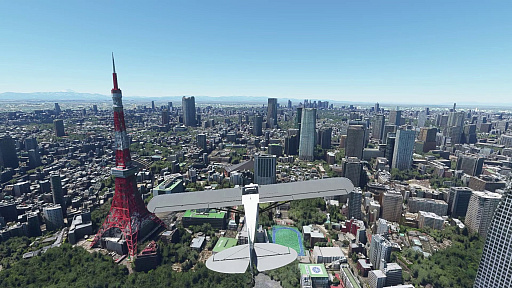 画像ギャラリー No.003のサムネイル画像 / 東京上空を巡る「Microsoft Flight Simulator」のムービーで観光気分! 新連載「ミニシアター4Gamer」