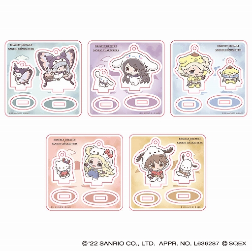 画像ギャラリー No.014のサムネイル画像 / 「ブレイブリーデフォルト」10周年記念展でサンリオキャラクターズとのコラボグッズを12月9日より受注販売。巡回日程も決定