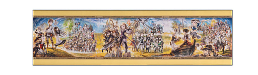 画像ギャラリー No.001のサムネイル画像 / 「ブレイブリー」シリーズ10周年記念アートパネル，老舗金屏風メーカーが販売を開始