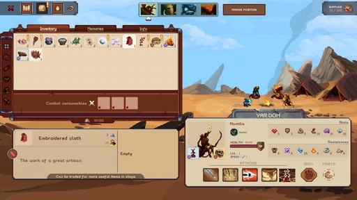 画像ギャラリー No.004のサムネイル画像 / ［gamescom］アポカリプス後の世界を再興する「Sandwalkers」は，ピクセルアートやキャラクターが気になるローグライトRPG
