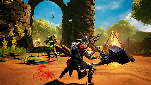 画像ギャラリー No.004のサムネイル画像 / 4月21日のリリースが迫るアクションRPG「Stray Blade」の最新トレイラー公開。半人半獣の相棒と古代の遺跡を旅して,世界に平和を取り戻そう