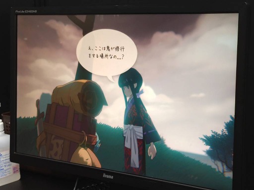 画像ギャラリー No.028のサムネイル画像 / ［TGS2022］打倒桃太郎を目指す小鬼の物語「ONI - 空と風の哀歌」を体験プレイ。2キャラを同時に動かして爽快なアクションを決めよう