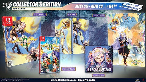画像ギャラリー No.003のサムネイル画像 / Switch版「エスプガルーダII」の北米パッケージ版が7月16日00:00に予約受付スタート。2種類の限定版と,筐体を再現できるスタンドも発売へ