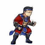画像ギャラリー No.009のサムネイル画像 / Switch版「くにおくんの三国志だよ全員集合!」のダウンロード予約購入がスタート。楽進(もちづき)ほか曹操配下の武将5名も公開に
