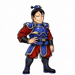 画像ギャラリー No.011のサムネイル画像 / Switch版「くにおくんの三国志だよ全員集合!」のダウンロード予約購入がスタート。楽進(もちづき)ほか曹操配下の武将5名も公開に