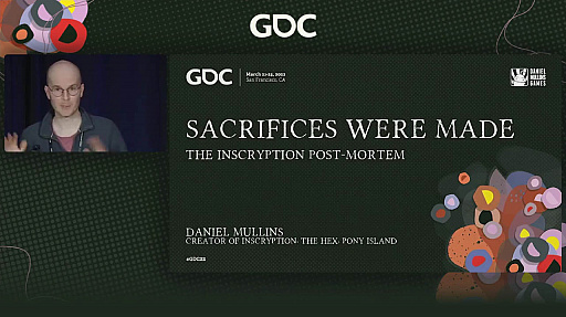 画像ギャラリー No.001のサムネイル画像 / ［GDC 2022］ダークなデジタルカードゲーム，「Inscryption」はいかにして作られたのか