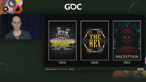 画像ギャラリー No.002のサムネイル画像 / ［GDC 2022］ダークなデジタルカードゲーム，「Inscryption」はいかにして作られたのか