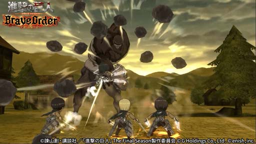 画像ギャラリー No.002のサムネイル画像 / 「進撃の巨人 Brave Order」,レイドバトルコンテンツ“ウォール・ローゼ防衛戦”に獣の巨人が登場