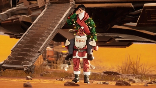 画像ギャラリー No.010のサムネイル画像 / 「Stellar Blade」，クリスマスアップデート本日実施。ザイオンがクリスマス色に染まり，イブとアダムのサンタコスチュームが登場