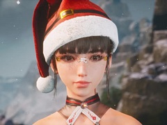 「Stellar Blade」，クリスマスアップデート本日実施。ザイオンがクリスマス色に染まり，イブとアダムのサンタコスチュームが登場