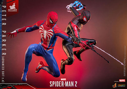 画像ギャラリー No.001のサムネイル画像 / PS5用ソフト「Marvel's Spider-Man 2」に登場する2人のスパイダーマンを1/6スケールで立体化。新作フィギュアを2024年1月に発売