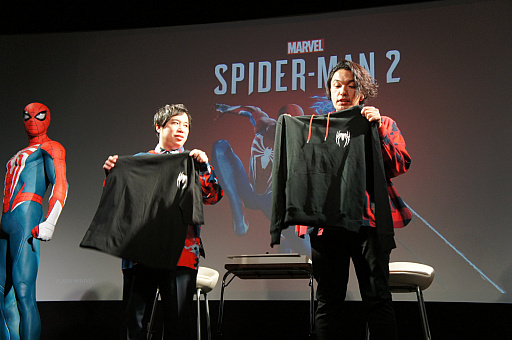 画像ギャラリー No.008のサムネイル画像 / すべての要素がパワーアップした「Marvel's Spider-Man 2」の発表会レポート。盛山さんとせいやさんがファン目線でスパイディ愛を語った