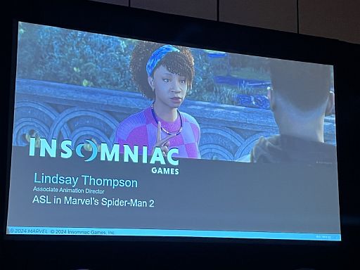 画像ギャラリー No.002のサムネイル画像 / ［GDC 2024］「Marvel's Spider-Man 2」でマイルズやヘイリーの手話コミュニケーションはどう作られた？ 