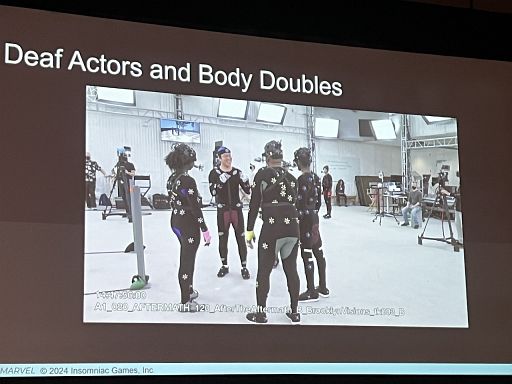 画像ギャラリー No.006のサムネイル画像 / ［GDC 2024］「Marvel's Spider-Man 2」でマイルズやヘイリーの手話コミュニケーションはどう作られた？ 