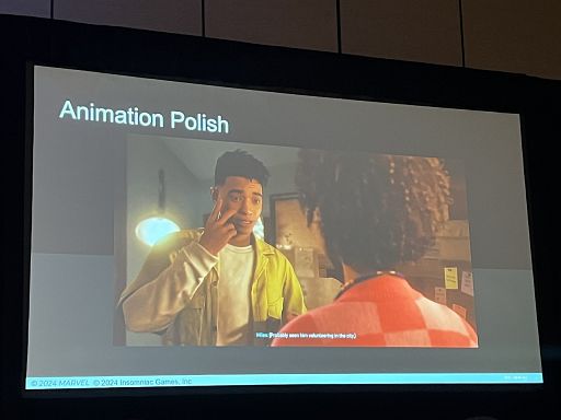 画像ギャラリー No.008のサムネイル画像 / ［GDC 2024］「Marvel's Spider-Man 2」でマイルズやヘイリーの手話コミュニケーションはどう作られた？ 