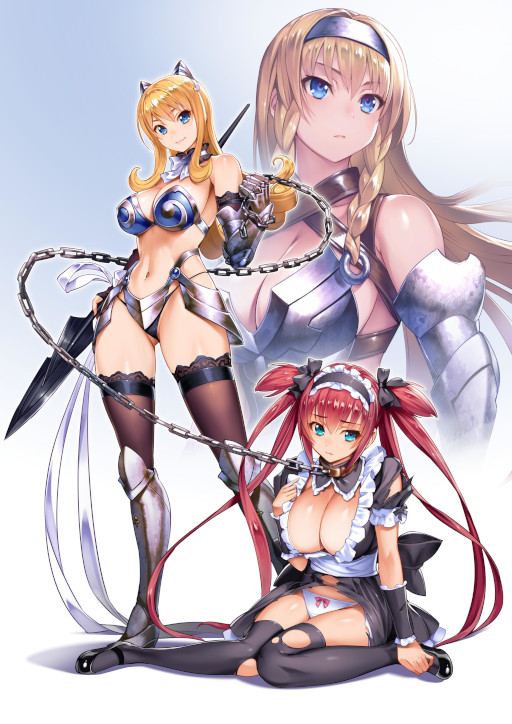 画像ギャラリー No.006のサムネイル画像 / 「クイーンズブレイドリミットブレイク」,“シズカ”と“ナナエル”のサービスショットが登場