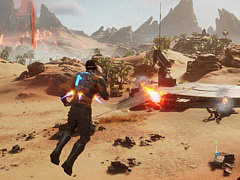 ジェットパックで飛び回り，ロボットの侵略者に立ち向かえ。「Outcast - A New Beginning」，PS5パッケージ版の予約受付を開始